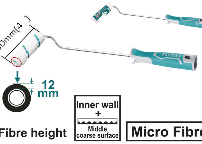 Валик малярный 100мм Микро фибер , THT8541D