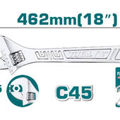 Ключ разводной 450мм (18") , THT1010183