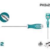 Отвертка крестовая 200мм 8мм S2,PH3 , THT26PH3200